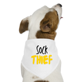 Hunde-Bandana sock thief - Weiß