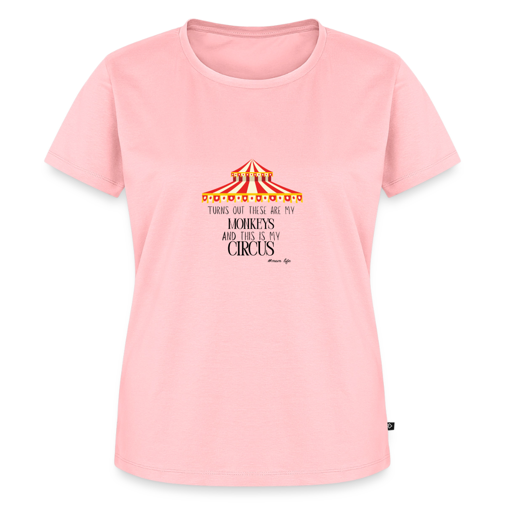 Frauen Premium T-Shirt my monkeys my circus - Rosa