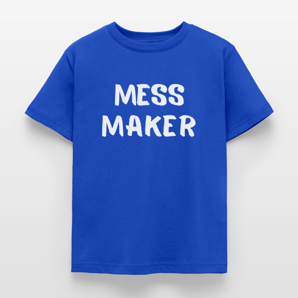 Kinder T-Shirt mess maker - Royalblau