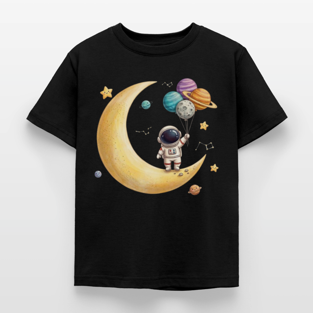 Kinder T-Shirt little astronaut - Schwarz