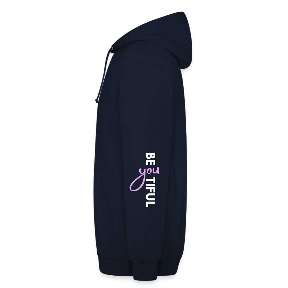 Unisex Hoodie be(you)tiful - Navy