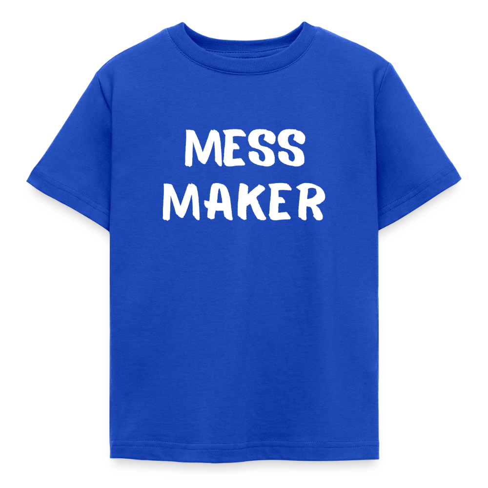 Kinder T-Shirt mess maker - Royalblau