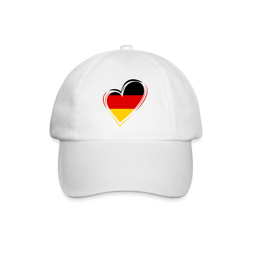 Baseballkappe Deutschland - Weiß/Weiß