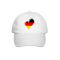 Baseballkappe Deutschland - Weiß/Weiß