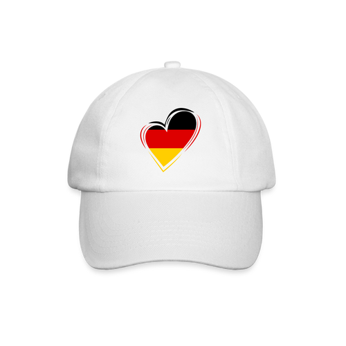 Baseballkappe Deutschland - Weiß/Weiß