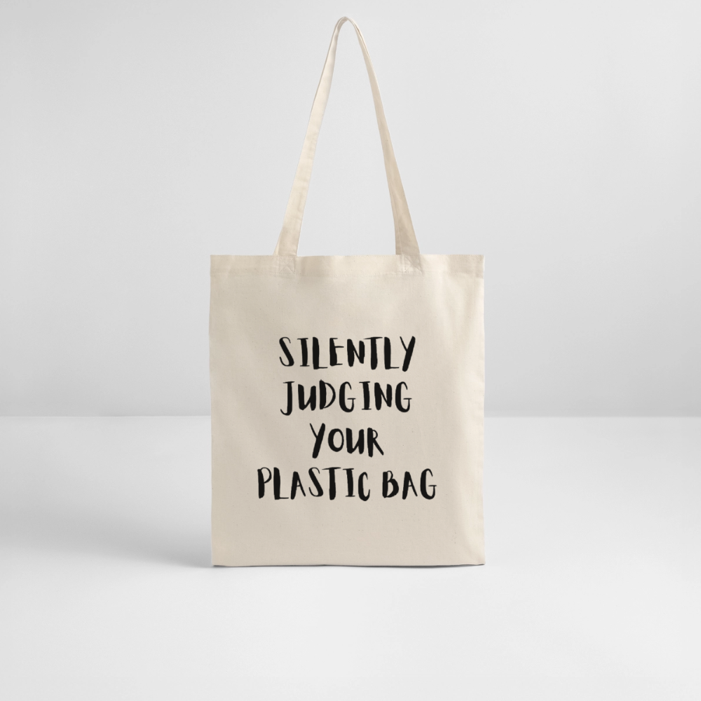 Stanley/Stella Bio-Stoffbeutel judging your plastic bag - Natur