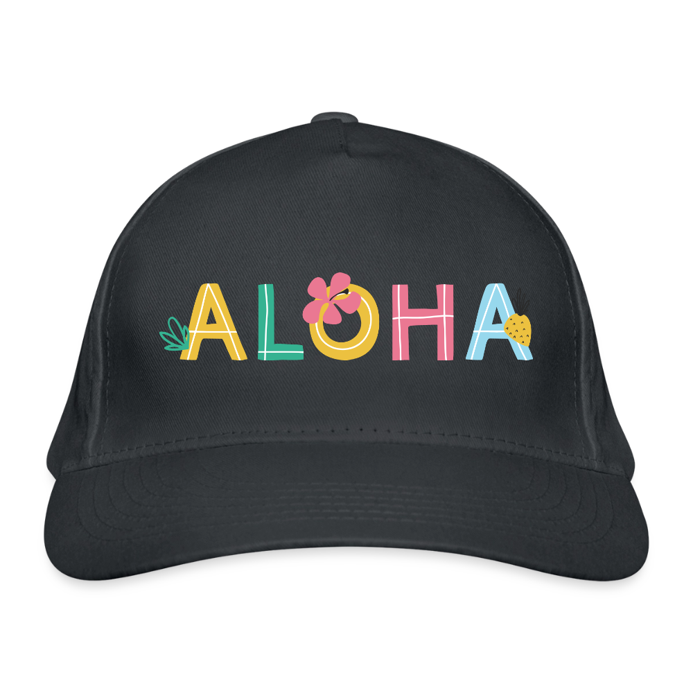 Bio-Baseballkappe Aloha - Graphite