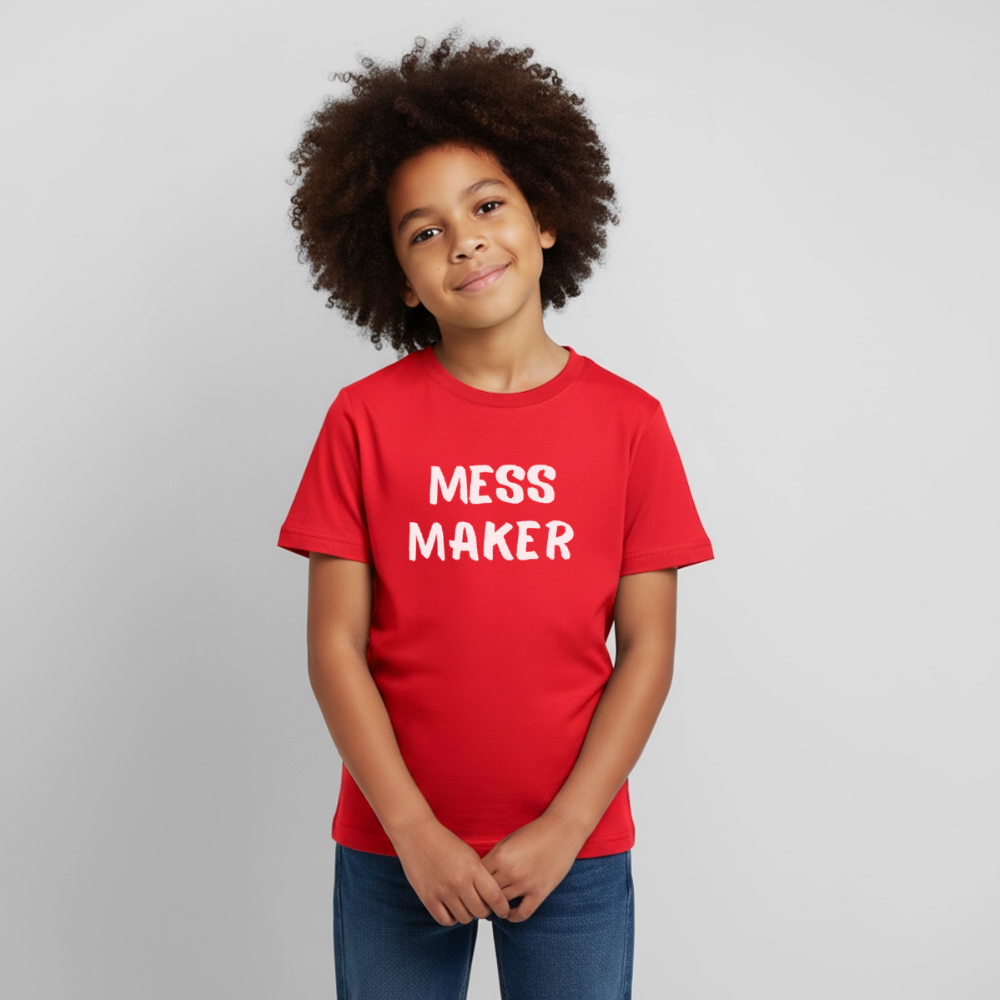 Kinder T-Shirt mess maker - Rot