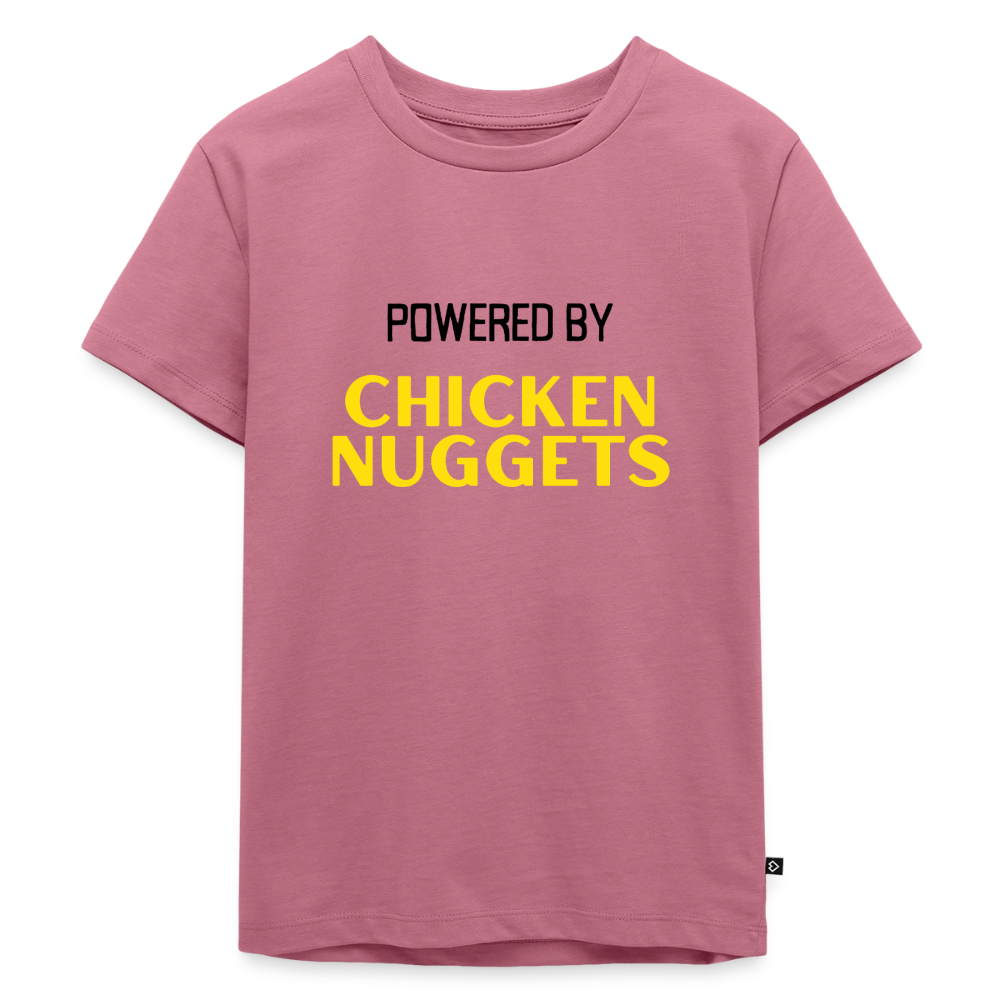 Kinder Premium T-Shirt powered by chicken nuggets - Mauve