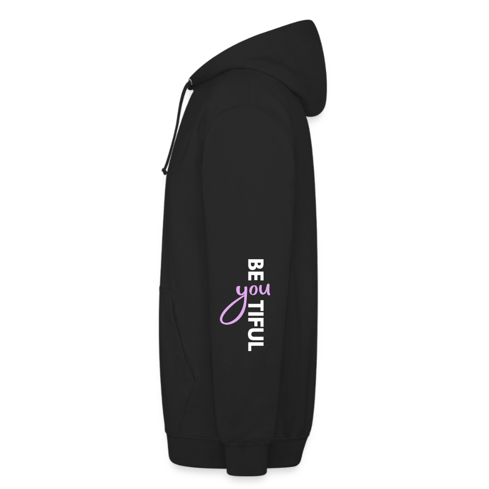 Unisex Hoodie be(you)tiful - Schwarz