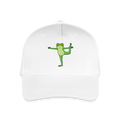 Kinder Bio Basecap Yoga Frog - Weiß
