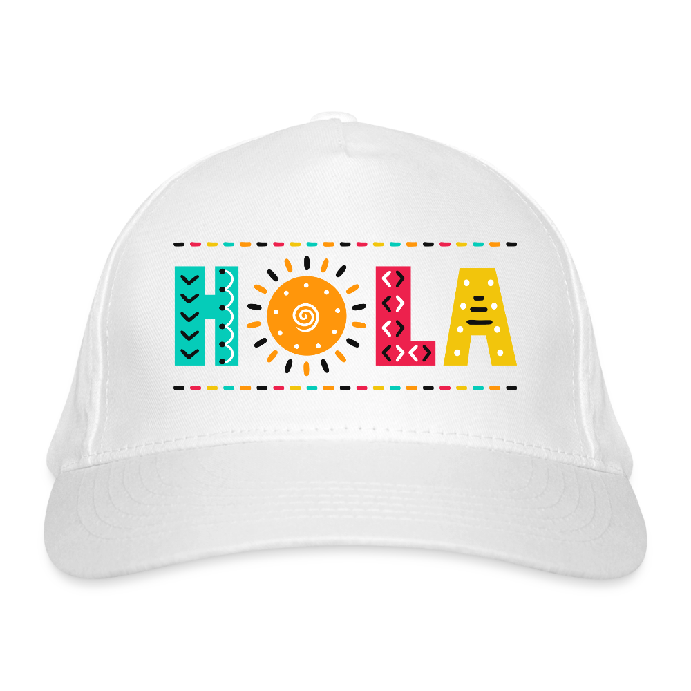 Bio-Baseballkappe Hola - Weiß