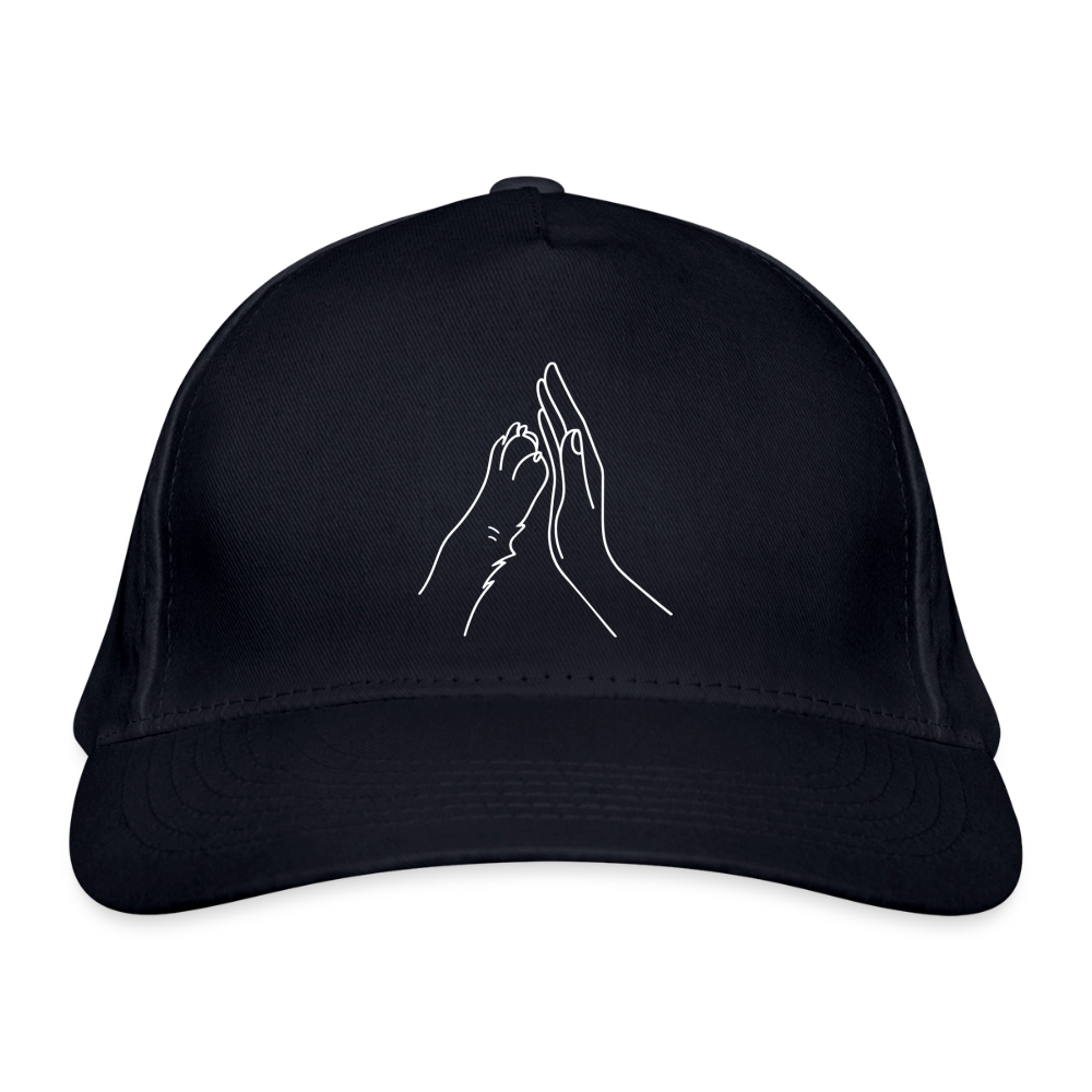 Bio-Baseballkappe High Five Pfote - Navy