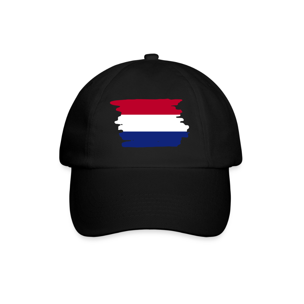Baseballkappe Niederland - Schwarz/Schwarz
