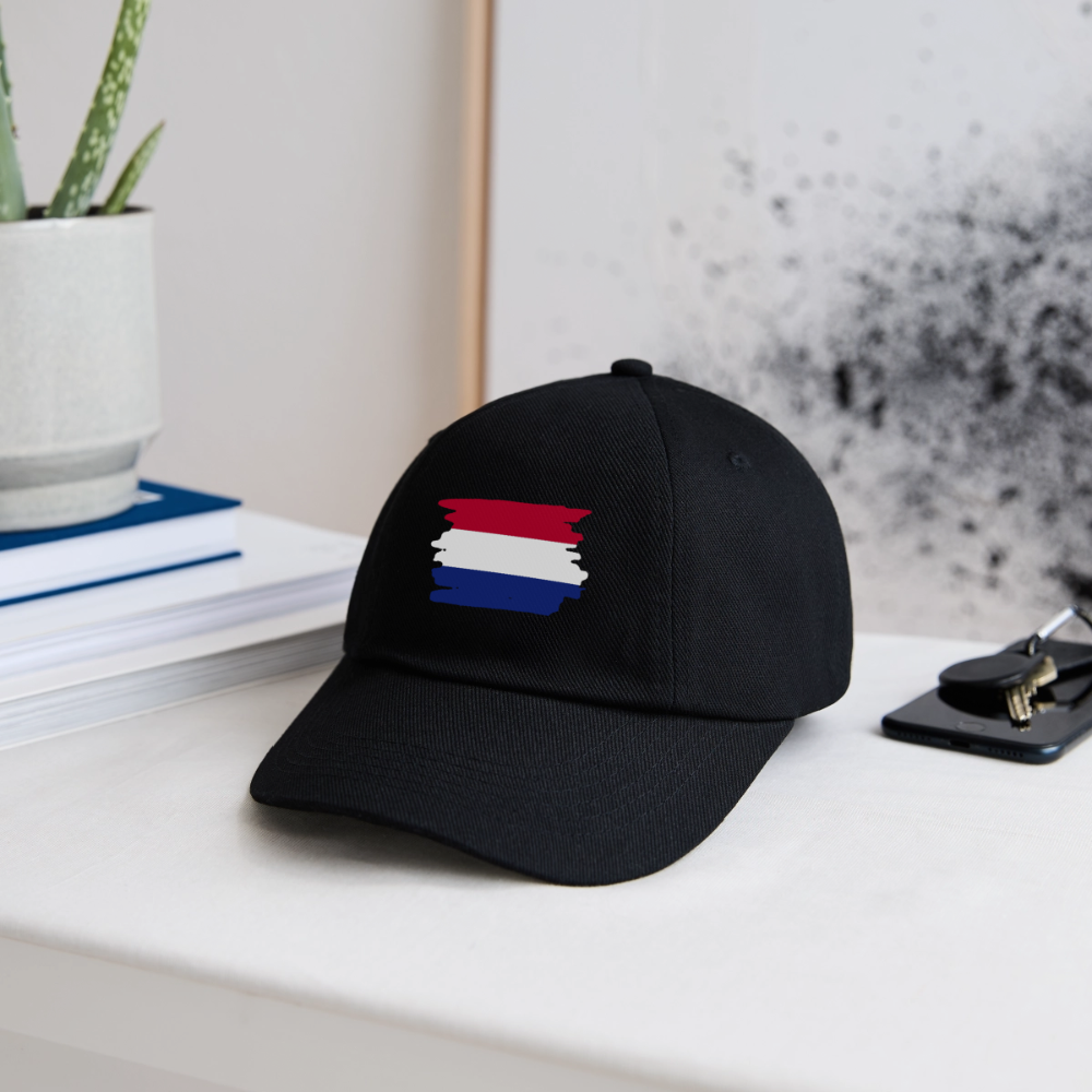 Baseballkappe Niederland - Schwarz/Schwarz