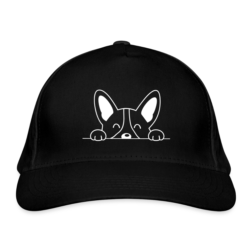 Bio-Baseballkappe dog - Schwarz