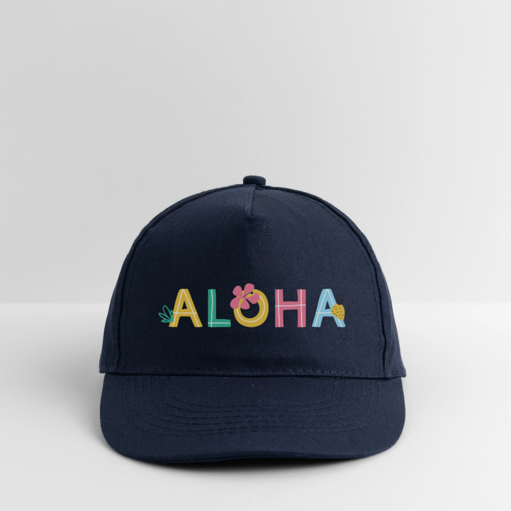 Bio-Baseballkappe Aloha - Navy