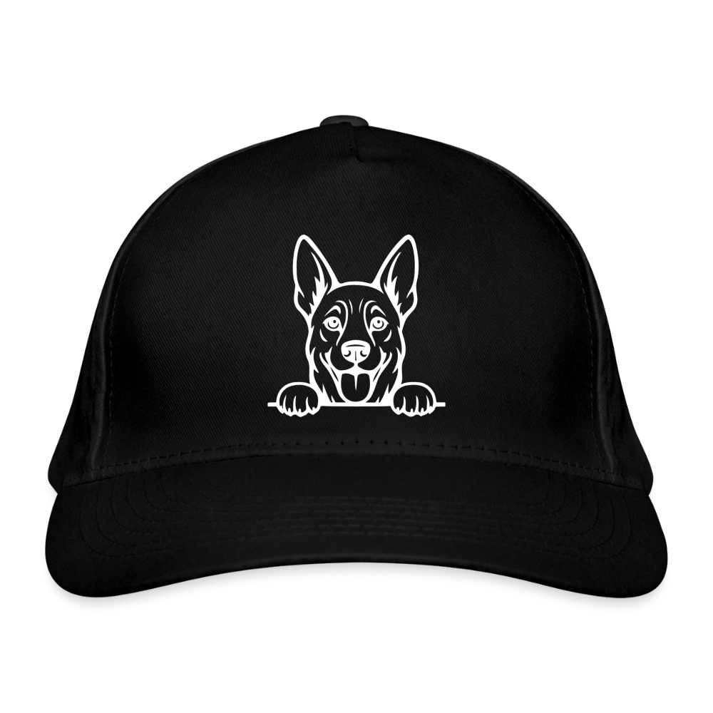 Bio-Baseballkappe Schäferhund - Schwarz