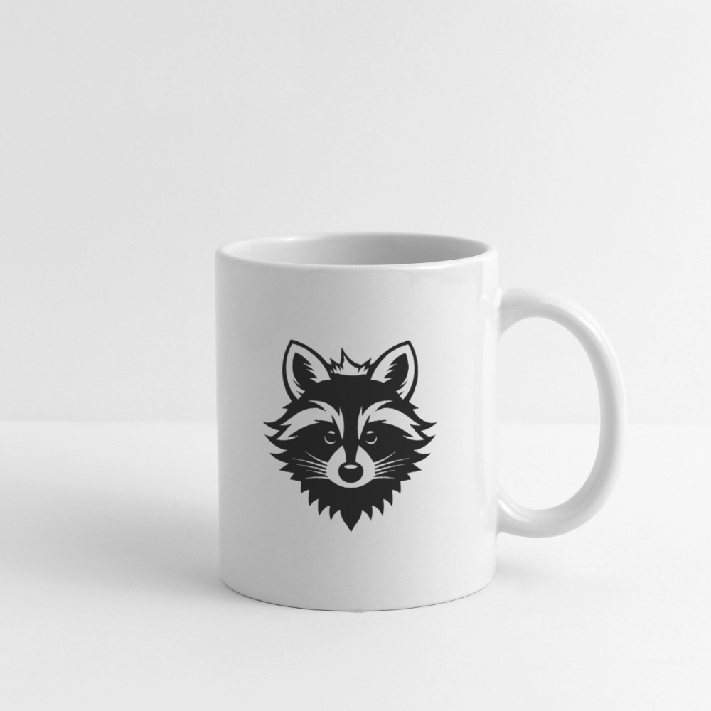 Tasse raccoon - Weiß