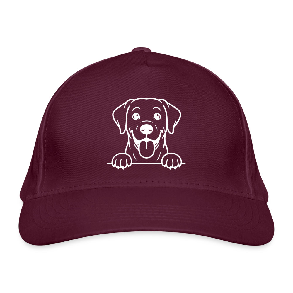 Bio-Baseballkappe Labrador - Burgunderrot