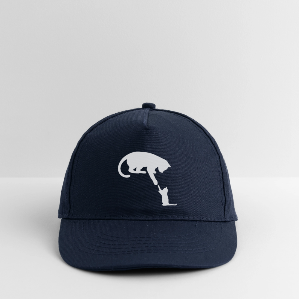 Bio-Baseballkappe cat and kitten - Navy