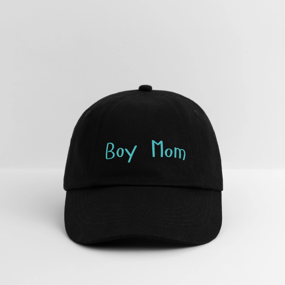 Baseballkappe Boy Mom - Schwarz/Schwarz