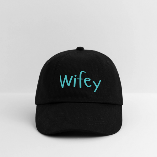 Baseballkappe Wifey - Schwarz/Schwarz