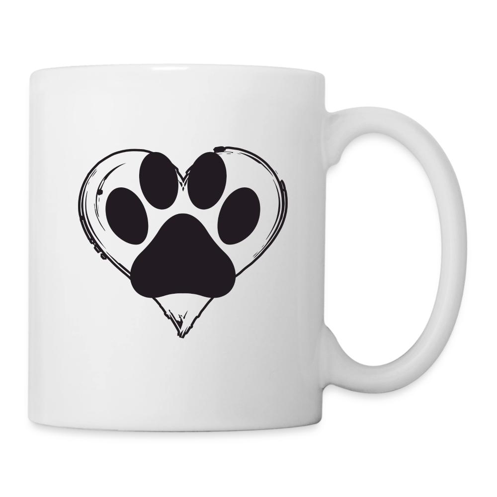 Tasse pfotenliebe - Weiß
