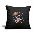 Kinderkissenbezug 44 x 44 cm Astronaut Basketball Planet - Schwarz