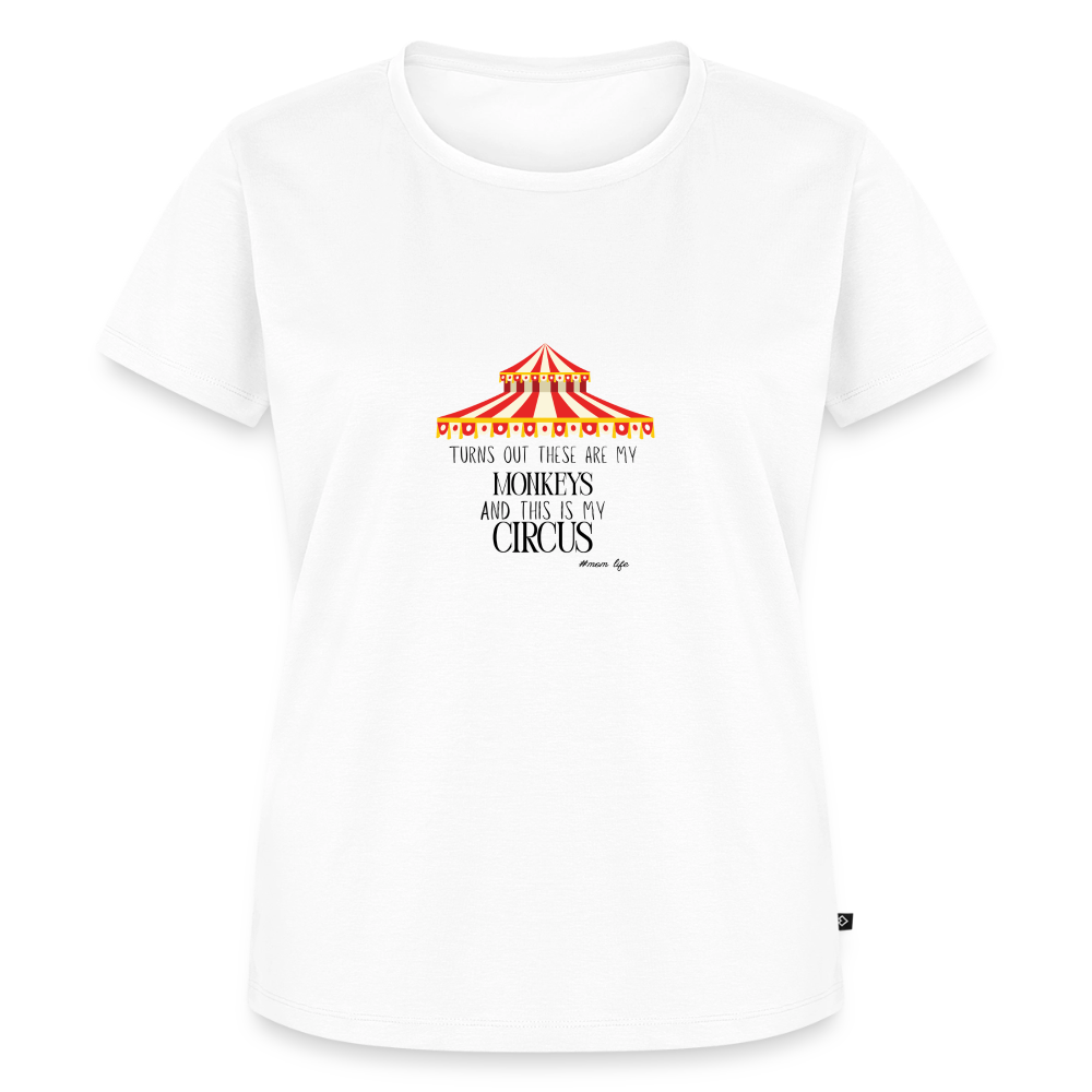 Frauen Premium T-Shirt my monkeys my circus - Weiß