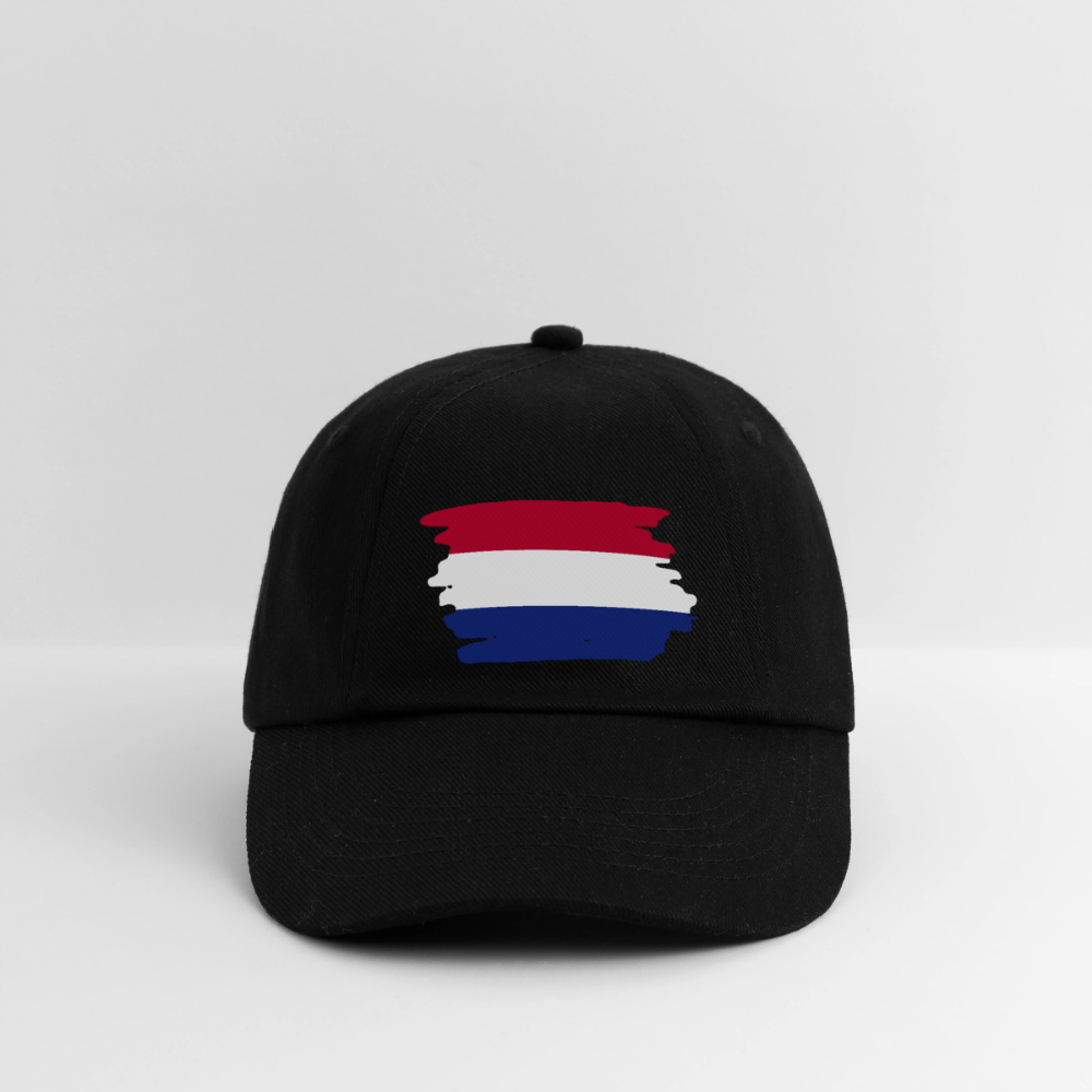 Baseballkappe Niederland - Schwarz/Schwarz
