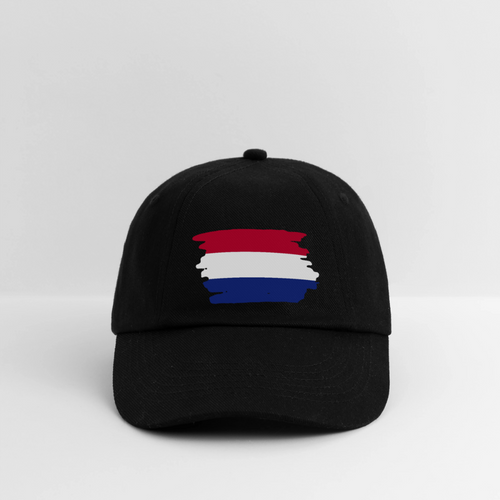 Baseballkappe Niederland - Schwarz/Schwarz