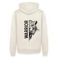 Männer Premium Hoodie Warrior - Naturweiß