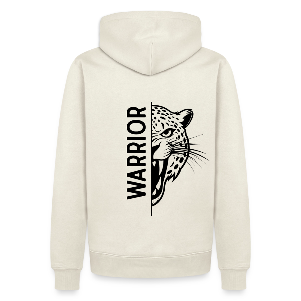 Männer Premium Hoodie Warrior - Naturweiß
