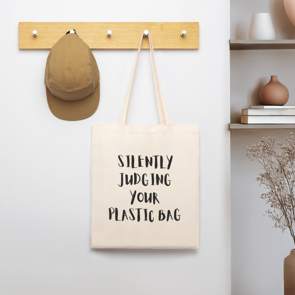 Stanley/Stella Bio-Stoffbeutel judging your plastic bag - Natur