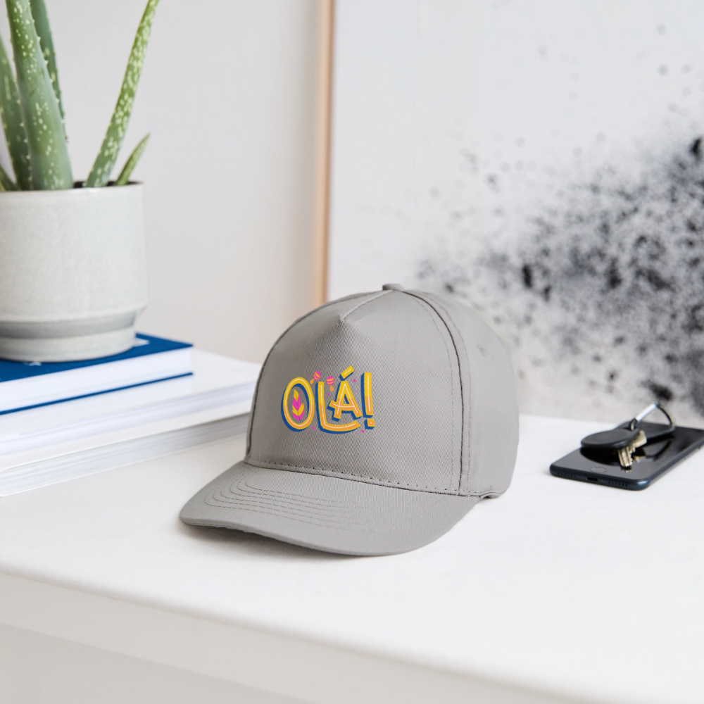 Bio-Baseballkappe Ola - Hellgrau