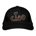 Bio-Baseballkappe Ciao - Schwarz