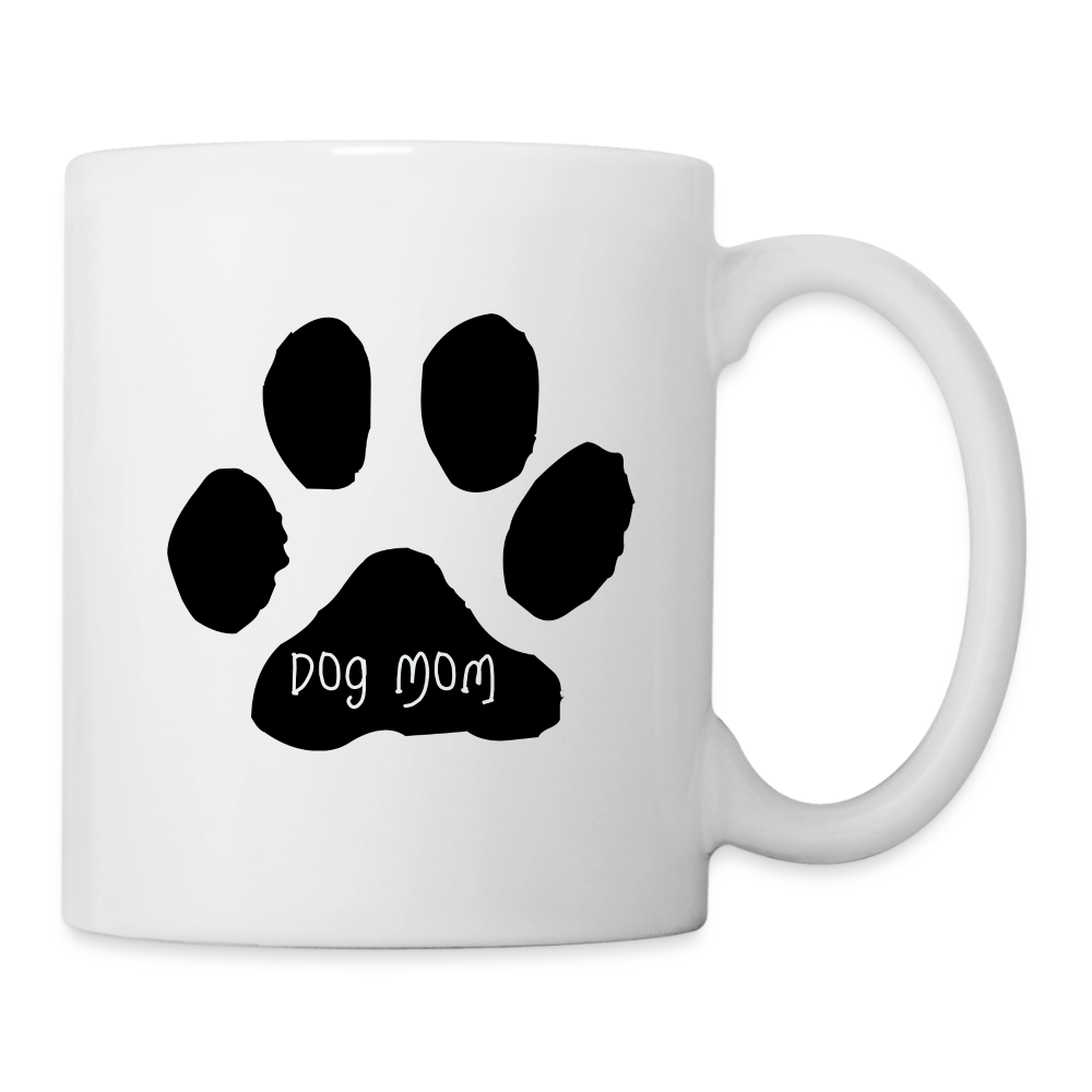 Tasse dog mom - Weiß