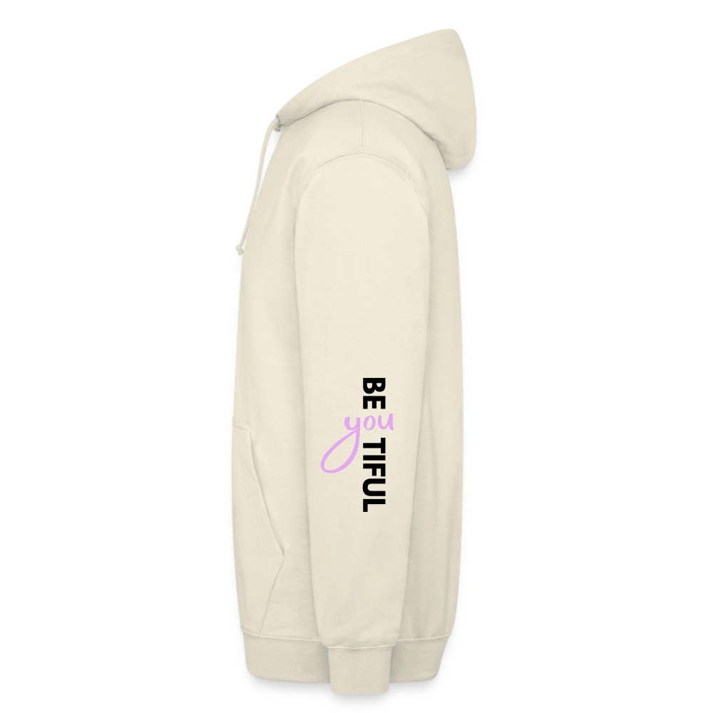 Unisex Hoodie be(you)tiful - Vanille-Milchshake