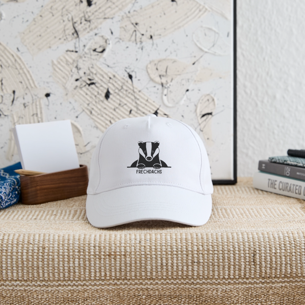 Kinder Bio Basecap Frechdachs - Weiß