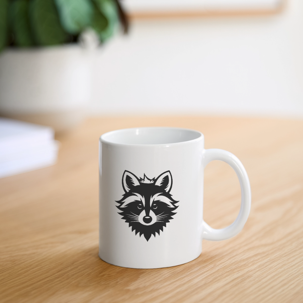 Tasse raccoon - Weiß