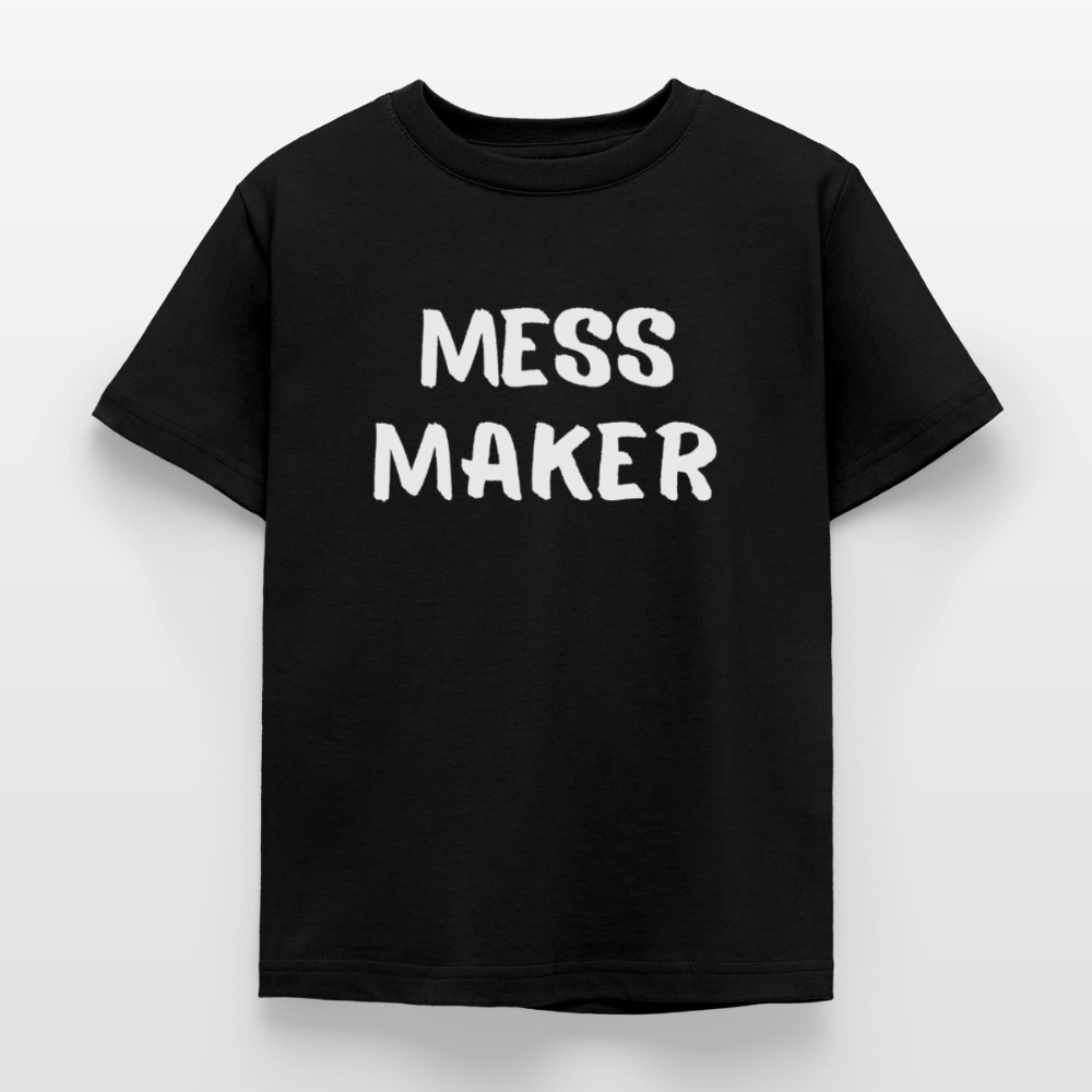 Kinder T-Shirt mess maker - Schwarz