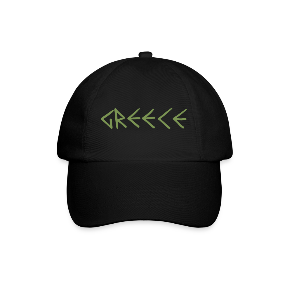 Baseballkappe Griechenland - Schwarz/Schwarz
