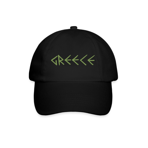 Baseballkappe Griechenland - Schwarz/Schwarz