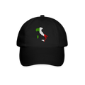 Baseballkappe Italien - Schwarz/Schwarz