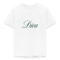 Kinder T-Shirt Diva - Weiß
