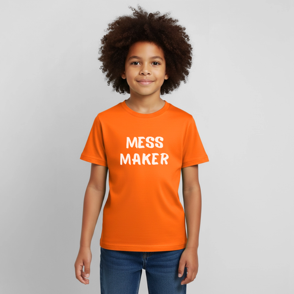Kinder T-Shirt mess maker - Orange