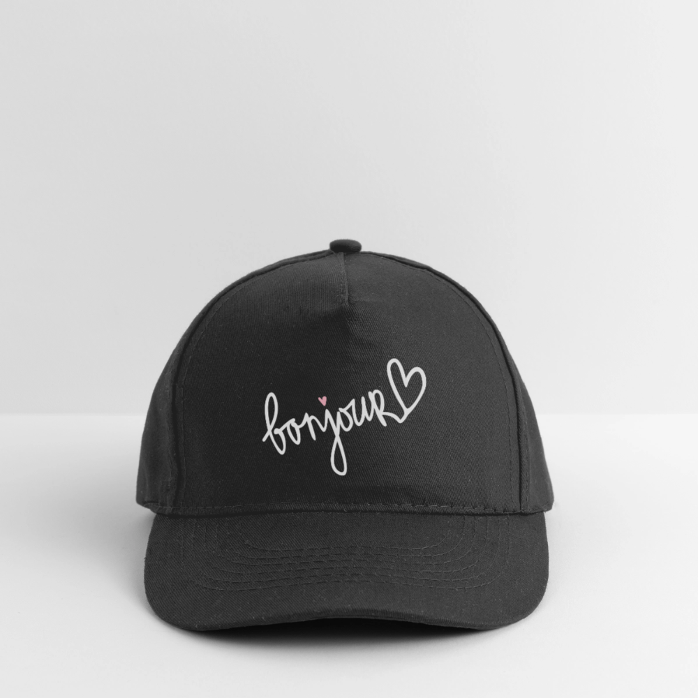 Bio-Baseballkappe bonjour - Graphite