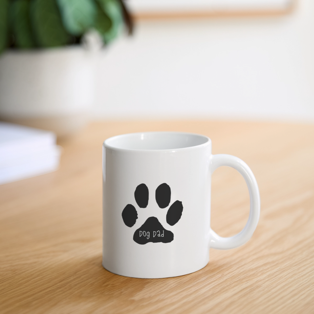 Tasse dog dad - Weiß