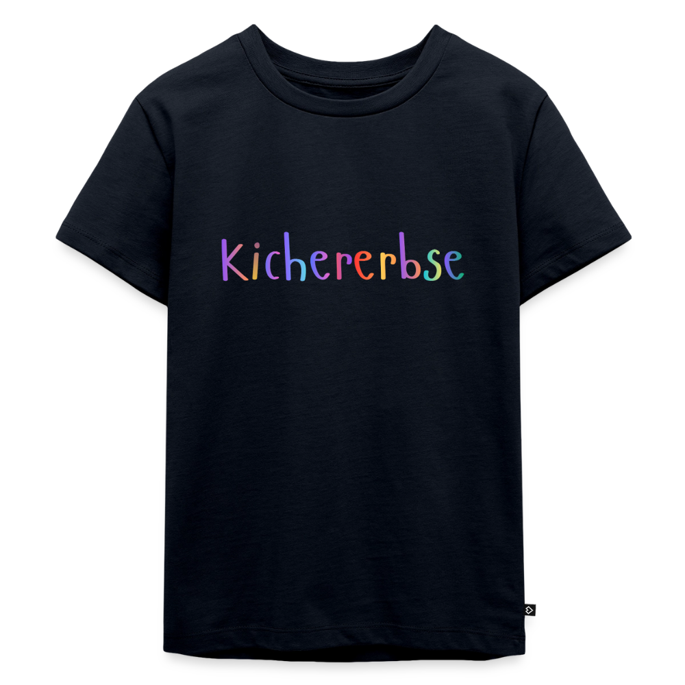 Kinder Premium T-Shirt Kichererbse - Navy